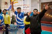 گزارش تصویری صعود مقتدرانه بلندقامتان والیبال دانشگاه به مرحله یک چهارم نهایی