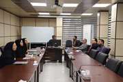 گزارش تصویری/اولین جلسه معاون جدید فرهنگی و دانشجویی دانشگاه علوم پزشکی تهران با مدیریت امور دانشجویی
