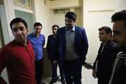 بازدید دکتر محمدحسین پورغریب، معاون دانشجویی دانشگاه از خوابگاه های قدس و انقلاب دانشجویان پسر 7 بهمن