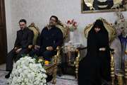 دیدار مسئولان دانشگاه علوم پزشکی تهران از خانواده شهید رامین جعفری