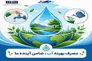 مصرف بهینه آب، ضامن آینده ما