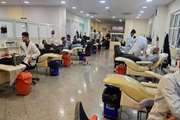 دانشجویان پرتلاش دانشگاه علوم پزشکی تهران در مراکز انتقال خون