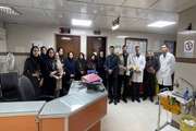 بازدید مدیر فرهنگی دانشگاه از مجروحان و کادر درمان