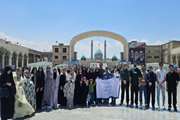 تجدید میثاق کارکنان بیمارستان فوق تخصصی کودکان حکیم با کریمه اهل بیت در دهه کرامت