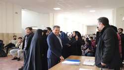 گزارش تصویری/بازدید از کتابخانه دانشکده پزشکی و جلسه امتحانات در سالن شهدای دانشگاه