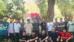 هم‌قدم شدن دانشجویان در یک روز پرنشاط