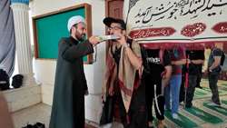 بدرقه دانشجویان علوم پزشکی تهران به کربلای معلی با حضور مسئولان دانشگاه