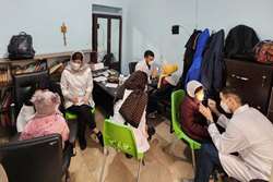 معاینه و آموزش بهداشت دهان و دندان در موسسه کودکان کار پویا