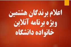 اعلام برندگان هشتمین جلسه ویژه‌برنامه آنلاین خانواده دانشگاه علوم پزشکی تهران