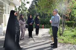 بازدید مسئولان معاونت بهداشت دانشگاه از خوابگاه متأهلین به مناسبت هفته ملی جمعیت