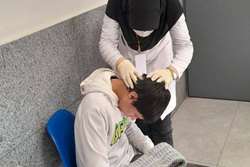 برگزاری اردوی جهادی کانون حرکت در مدرسه کودکان کار ارفک