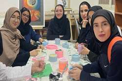 برگزاری کلاس آموزش سنگ مصنوعی در خانه فرهنگ