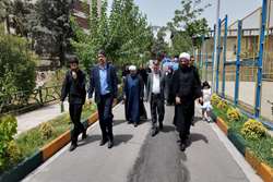 بازدید معاون فرهنگی و دانشجویی وزارت بهداشت از مراحل نهایی آماده‌سازی موکب‌های اسکان دانشجویان خوزستانی