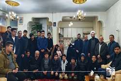 دیدار دانشجویان بسیجی دانشگاه علوم پزشکی تهران با خانواده شهید عمار محمدی ‌نژاد