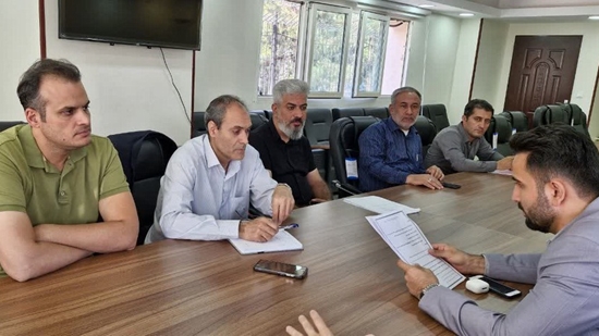 برگزاری جلسه کارشناسی تاسیسات مجموعه ورزشی شهید چمران دانشگاه علوم پزشکی تهران 