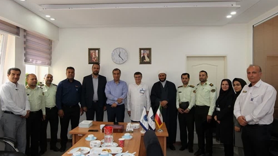 تقدیر از نیروهای خدوم نیروی انتظامی مستقر در بیمارستان دکتر شریعتی 