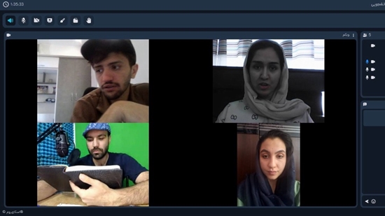 جلسه دورخوانی مجازی کانون هنرهای نمایشی ققنوس 