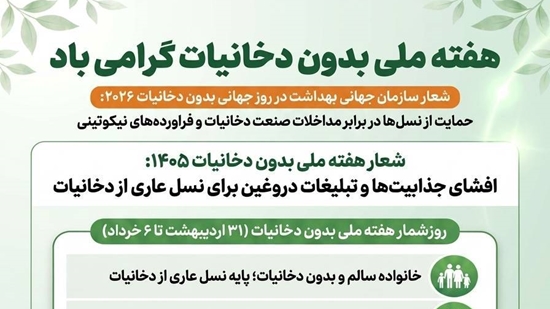 هفته ملی بدون دخانیات 