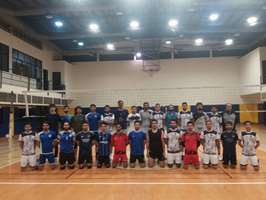 برتری دانشجویان والیبالیست در بازی تدارکاتی