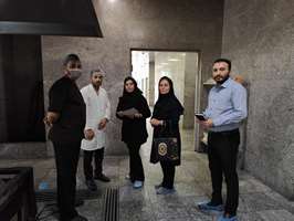 بازدید کارشناسان مرکز بهداشت و درمان دانشجویان از آشپزخانه و سالن های غذاخوری