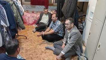 مدیرکل دانشجویی وزارت بهداشت در جمع صمیمی دانشجویان خوابگاه والعصر