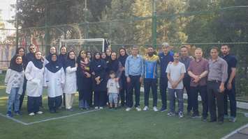 سه‌شنبه‌ای پرنشاط با ورزش صبحگاهی کارکنان بیمارستان فارابی