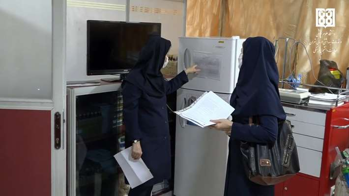 بازدیدهای کارشناسان مرکز بهداشت و درمان دانشجویان از خوابگاه