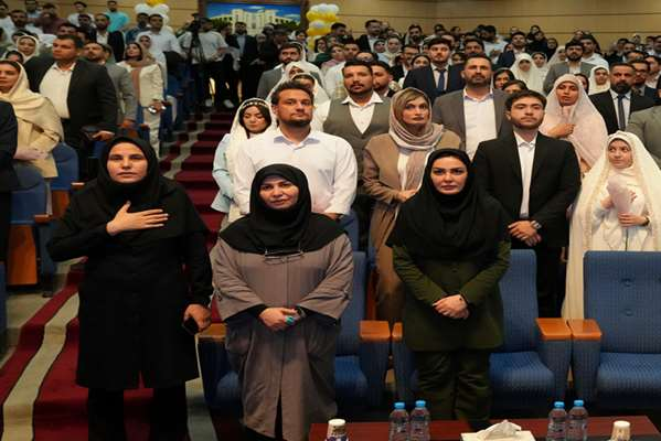 خبر شبکه 3 سیما چهارشنبه 7 خرداد 1404 گزارشی از جشن بزرگ ازدواج دانشگاهیان دانشگاه علوم پزشکی تهران با عنوان باهم تا بهشت پخش کرد.