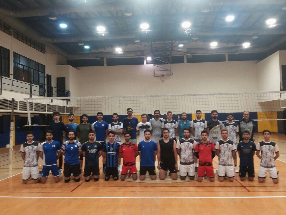 برتری دانشجویان والیبالیست در بازی تدارکاتی