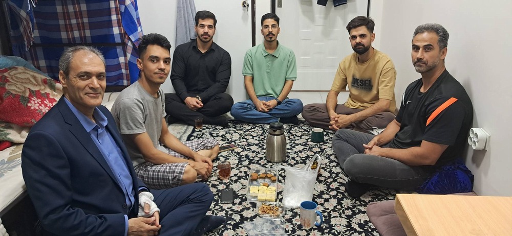 تبادل نظر ورزشی دانشجویان با سرپرست مدیریت تربیت بدنی دانشگاه علوم پزشکی تهران