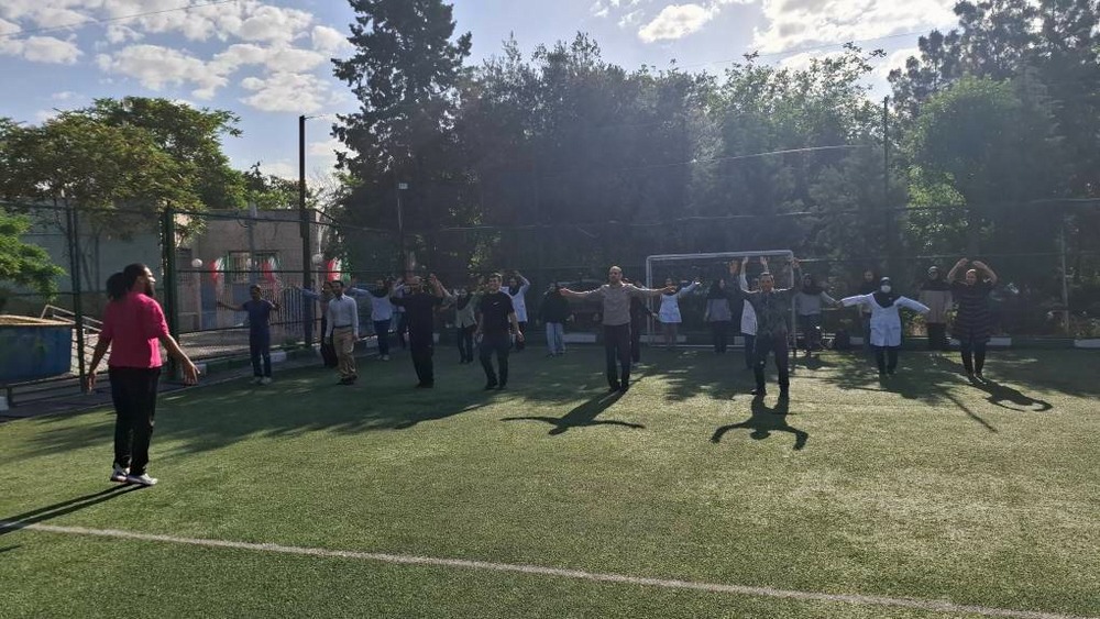 زنگ نشاط و سلامت در بیمارستان فارابی به صدا درآمد